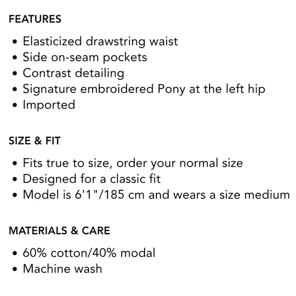 NWT Men's Ralph Lauren Polo Classic Fit Blue Pajama Shorts - Picture 8 of 8